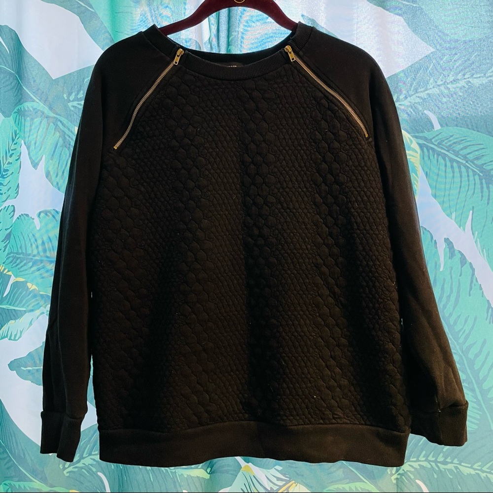 Not So Basic Black Sweatshirt